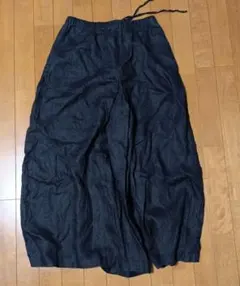 JOURNAL STANDARDリネンタックキュロット ブラック36