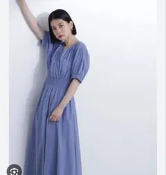 新品同様】Noelaノエラ カシュクールデザインワンピース ワンピース 