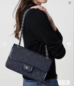 【別注】＜WACCOWACCO＞チェーン バッグ　ネイビー