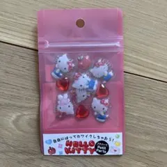 日本限定 サンリオ ハローキティ デコパーツ プチパーツ シール ぷっくり 立体