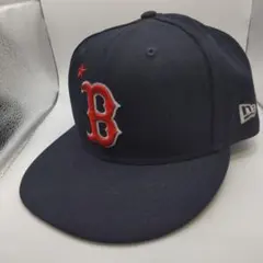 ◆3027 未使用　NEWERA　ボストンレッドソックス　ネイビー