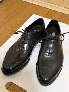 M i Ladyレインシューズ オックスフォード ブラックのサムネイル