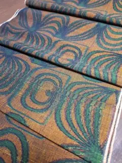 着物反物 真綿紬 絣