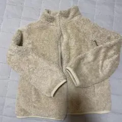 フリースジャケット サイズ120 ベージュ