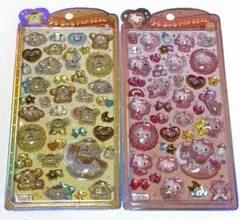 【正規品】週末値下げ‼️うるちゅるポップシール サンリオ キティ ポムポムプリン