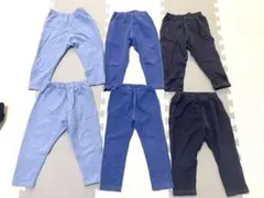 UNIQLO ユニクロ　90 キッズ レギンス　6枚セット ボトムス