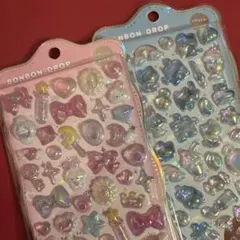 【正規品】ちゅるきら　ボンボンドロップシール　ほうせきボンボン　そらねこボンボンのサムネイル