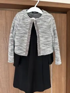 コムサイズム　110A 美品　フォーマルワンピジャケット付き