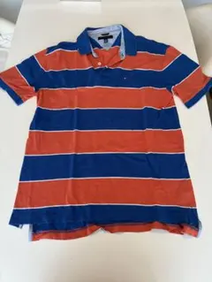 Tommy Hilfiger XXL ポロシャツ 赤青ストライプ
