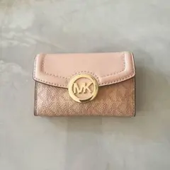 Michael Kors キーケース ピンク 財布同時購入にてお値引可能♪