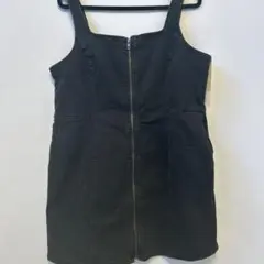新品未使用品　GU デニムミニジャンパードレス　大きいサイズ【3XL】
