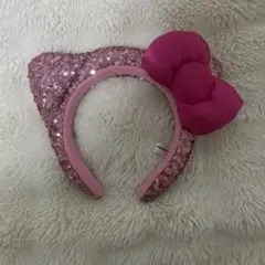 キティちゃん風ピンクカチューシャ