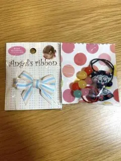 【値下げ】ヘアゴム2種とヘアピン3点セット♡