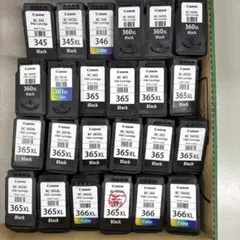 使用済み Canon BC-360XL/BC-361XL 他 - メルカリ 使用済Canon 純正 インクカートリッジ まとめ売り24個