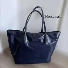 MACKINTOSH LONDON マッキントッシュ　ネイビー トートバッグ