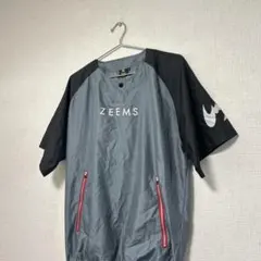 ★激レアデザイン★ zeems ジームス　野球　シャカシャカ　半袖シャツ　Lのサムネイル