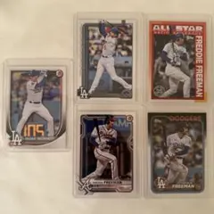 topps Freddie Freeman フレディフリーマン 5枚セット