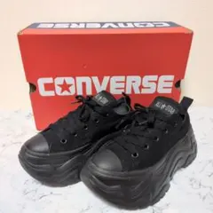 【美品】コンバース　オールスター シティハイク OX 厚底ローカット23cm