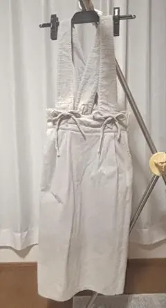NICE CLAUP ナイスクラップ サロペット ワンピース グレー