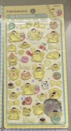 ポムポムプリン 3Dステッカー