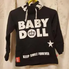 BABYDOLL トレーナー ブラック 100cmのサムネイル