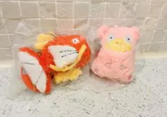 韓国限定ポケモン ヤドン コイキングぺたんこ モコモコぬいぐるみ