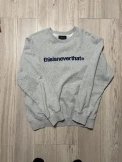 2026年最新】thisisneverthat スウェット グレーの人気アイテム - メルカリ