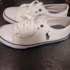 Polo Ralph Lauren ホワイト スニーカー23cm(最終価格)