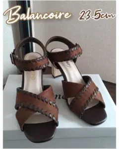 未使用品　Balancoire ブラウン サンダル 23.5cmのサムネイル