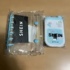 SHEIN 水色 クリアバインダー、SHEIN水色パスケースセットのサムネイル