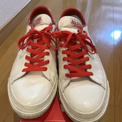 ALL STAR ワンスター　29.0 ホワイト/レッド レザースニーカーのサムネイル