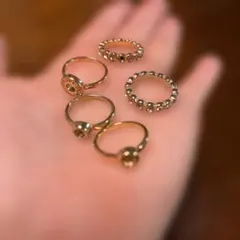 COACHリング5個セット