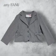 【any FAM エニィファム】　ジャケット　フォーマル　リボレース　フリル