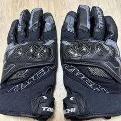 TAICHI バイクグローブ L ブラック/グレー