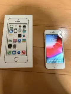 iPhone5s 64GB 白銀 箱付 美品