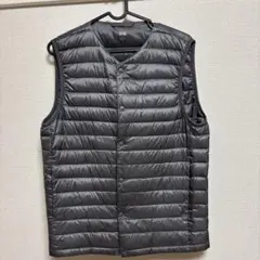 UNIQLO ユニクロ　グレー ダウンベスト M