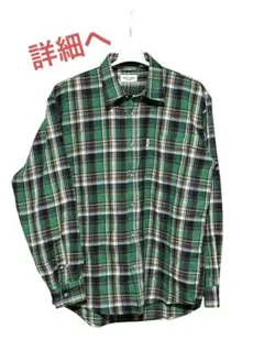 ✴︎長袖シャツ FIRST DOWN（ファーストダウン） LL チェク柄のサムネイル