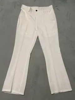 セミフレアセンタープレススラックス