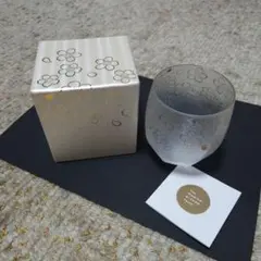 桜模様のガラスグラス 日本製