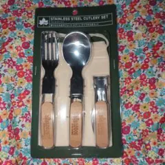 ♪ロゴス ステンレススチール カトラリーセット 3点♪