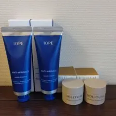 IOPEアンチリンクルハンドクリーム✕2 HOLITUAL フットクリーム✕2のサムネイル