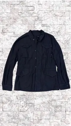 ALPHA M-65 ミリタリージャケット ジャングルファティーグ サテン 黒