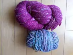 北海道の作家さんのつむぎ糸　2個