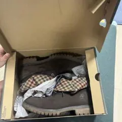 Timberland ヌバック ブーツ チェック柄 折り返しのサムネイル