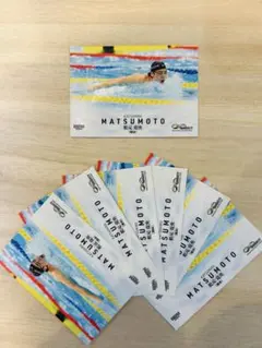 bbm 2025 インフィニティ　松元克央　競泳　7枚セット