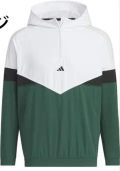 【本日最終】adidas golf ツイストウィーブ ハーフジップ長袖フーディー