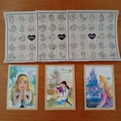 パックンチョ　ディズニープリンセスのカードとビンゴ