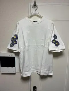 hare フラワー オーバーサイズ シシュウ Tシャツ ハレ 刺繍