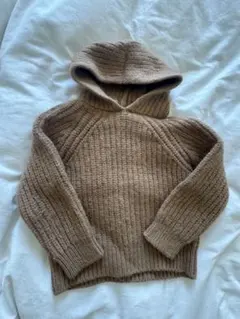 buho キッズ　ニットフーディー