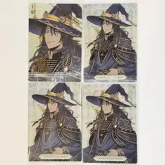 ディズニー　ツイステッドワンダーランド　ツインウエハース7 レオナ　4点セット